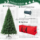 6ft Artificial Christmas Tree, Xmas Tree with 1,000 Branch Tips, Arbol de Navidad with Fold-Able Base Stand, Premium North Valley Spruce for Home, Office, Shop Decoration — 4