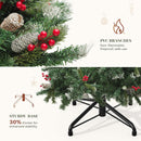 YITAHOME Prelit Pre-Decorated Christmas Tree 6FT with Remote — 6