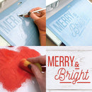 Easy Cut Stencil Sheet Set of 24-12x12 Mylar for Cricut Vinyl Cutting — 5