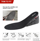 ERGOfoot Height Increase Insoles for Men Shoe Inserts - 4 Layer — 7