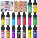 Epoxy Resin Pigment - 16 Colors Translucent Resin Colorant, Highly Concentrated Resin Dye for DIY Jewelry Making, AB… — 1