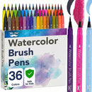 Mr. Pen- Watercolor Brush Pens, 36 Pack, Blendable Art Markers — 1