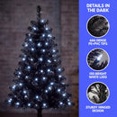 7.5ft Artificial Christmas Tree with 150 Lights for Holiday Decor — 4