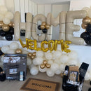 145Pcs Housewarming Party Decorations, Welcome Home Balloon Arch Kit | Ivory Cream White Beige Home — 8