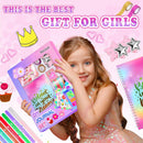 Nsrzua DIY Journal Kit for Girls,Toys for Ages 8-14 and Birthday Gifts for Girls. | purple — 7