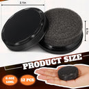 Loopeer 12Pcs Shoe Shine Sponge, Instant Leather Care | Round | Neutral — 2
