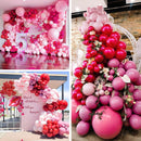 PartyWoo Hot Pink Balloon Arch Kit 142pcs Different Sizes 18 12 10 5 Inch | Pink-3301 — 6