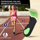 Bacophy Kids Arch Support Orthotic Insoles, Children Pu Cushioning Inserts, Shock Absorption Velvet Surfaces Deep Heel Cup Inner Sole for Plantar Fasciitis, Flat Feet, Feet Heel Pain Relief - Multi-colored — 5