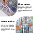 FECEDY 2 Packs 3.2ft x 6.6ft Silver Multicolor Tinsel Foil Fringe Curtains Photo Booth Props for Engagement Bridal Shower Bachelorette Baby Shower Bachelorette Holiday Celebration Party Decorations — 3