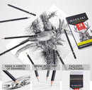 MARKART Drawing Sketching Pencils Set, 14 Pieces, Graphite Pencil(12B - 4H) — 4