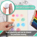Mr. Pen- Kneaded Erasers, 0.9" x 1.18", 4 Pack, White | 4 Pack, 1.18" x 0.9" — 3