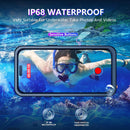 Temdan Compatible with iPhone 16 Pro Case Waterproof, Built-in Screen & Camera Protector IP68 Underwater Full Body 16FT Military Dropproof Shockproof Phone Case 6.3"-Black/Clear — 2