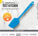 DI ORO Silicone Spatula Set - 600F Heat Resistant, 3-Pc Blue — 7