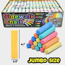160 PCS Sidewalk Chalk for Kids –14 Colors, Non-Toxic Washable Jumbo Chalks — 3