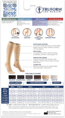 Truform 20-30 mmHg Compression Stockings for Men and Women, Knee High Length, Closed Toe | Gray | 2X-Large (1 Pair) | Microfiber Knit — 8