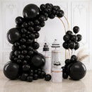 RUBFAC Balloons Black Balloon Arch for Black Birthday Decorations 154pcs — 1
