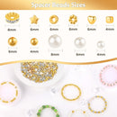 Funtopia Spacer Beads Bracelet Making Kit, 2320 Pcs Jewelry Making Supplies — 3
