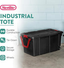 Sterilite Industrial Storage Tote w/Wheels for Garage, 40 Gallon, 4-Pack — 3