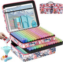 ARTDOT 420 Slots Storage Container for Diamond Art Kits for Adults,Portable Bead Storage Boxes for Diamond Painting Accessories and Tools | Pink | XX-Large — 1