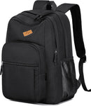 abshoo Classical Basic Womens Travel Backpack For College Men Water Resistant Bookbag (Black) | 16.5 Inc — 1