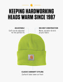 Carhartt Men's Iconic A18 Watch Cap Beanie - Brite Lime — 2