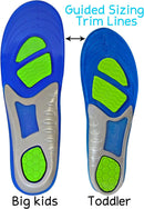 Children's Athletic Gel Insoles for Cushion and Comfort for Active Children ((24 CM) Kids Size 2-6) — 6