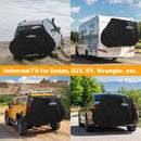 Favoto Bike Cover for Transport on Rack 2 Bikes Heavy Duty 600D Oxford — 6