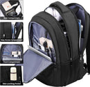 BIKROD Backpack for Men and Women, School Backpack for Teens | Black | 15.6 Inch — 2