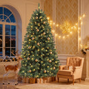 DWVO 6ft Prelit Green Christmas Tree with LED Lights & Stand — 5