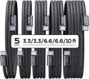 LISEN USB C to USB C Cable 60W for iPhone 18 Pro Duo Charging Cable, 5-Pack photo 1
