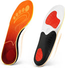 Shoe Insoles for Comfort: 12-Hour Arch Support for Work & Walking - Orange — 1