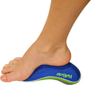 3/4 Reinforced High Arch Support Children's Orthotic Insole. Slim Profile & Strong Support with Memory Foam Soft Top. KidSole Arch Alien (US Kids Size 4-7.5) — 7