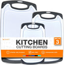 Cutting Boards for Kitchen - BPA-Free Chopping Board - Different Sizes & Non Slip Handles - Reversible, Large… — 1