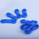 Teskyer Shoe Laces for Sneakers, 4 Pairs Flat Shoelaces | Sky Blue — 2