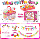 FUNZBO 520+ Snap Pop Beads - Jewelry Making Beads Charms Style Craft Kit, Arts and Crafts for Kids Ages 4-8, Toys… — 2