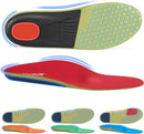 Plantar Fasciitis Insole Arch Support Inserts Women Men for All Day Comfort - Red — 1