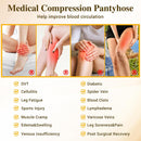 15-20 mmHg Medical Graduated Compression Pantyhose for Women Men | Black | Medium — 5