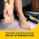 Dr. Scholl's BUNION RELIEF & TOE CORRECTOR // Massaging Gel Bunion Splint & Big Toe Straightener - Orthopedic Bunion Corrector for Women & Men - Bunion Pads for Bunion Pain Relief, 1 Support Set (Left & Right) | One Size — 3