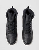 Nike Men's Court Vision Mid Next Nature Shoes - Black/Black-phantom (Winterized) — 5