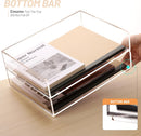 SANRUI Acrylic Desk Organizer Stackable Paper Tray, Letter Size Tray 2-Pack — 5