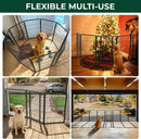 FXW Dog Gate, Extra Wide Adjustable for Openings Up to 83", 40" H