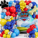 ALL-IN-1 Paw Balloons Garland Arch Kit with BONUS Dog Bone & Paw Print Balloons for Paw Birthday Decorations – Paw Balloons Backdrop, Paw Party Supplies for 3rd yo Boy — 1