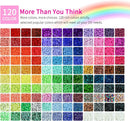 20,000 Pcs Clay Beads Bracelet Making Kit, 120 Colors 6 Boxes Polymer Beads Spacer Heishi Beads & Jewelry Kit with… — 6