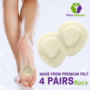 Comfort Metatarsal Felt Neuroma Pads for Feet - Ball of Foot Pads - 4 Pairs 5