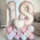 40 Inch Beige Number 1 Balloon for Fun to be One 1st Birthday Decorations | Cream — 4
