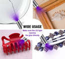 UV Resin Kit with Rechargeable UV Light, 60g Fast Curing UV Resin Glue — 6