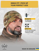 2SBR 2SABERS Fleece Winter Warm Watch Cap - Mens Outdoor Skull Beanie Hat — 3