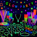 Glow in The Dark Pony Beads, 1000+pcs 6x9mm Kandi Beads Halloween Jewelry — 3