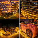 Joomer Christmas Net Lights - 11FT x 4.5FT 300LED Plug-in Light-Warm White — 6