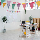 Pennant Banner Flags Pastel - GREATRIL Colorful Triangle Banners for Birthday Easter Classroom School Carnival Garland Outdoor Burlap Bunting Party Decorations 4 Strings | Mixed (Pastel) — 2